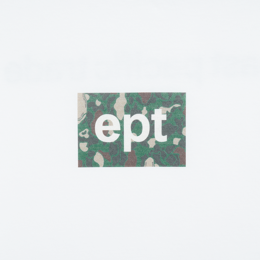 Pattern Box Logo T-Shirt (White/Camo)