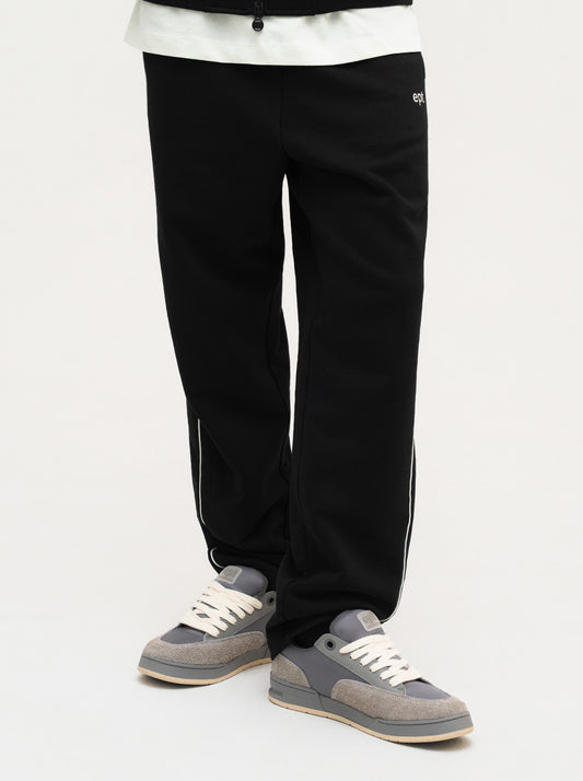 Piping Track Pants (Black)