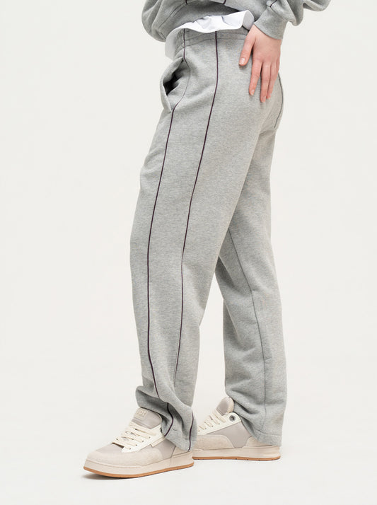 Piping Track Pants (H/Grey)