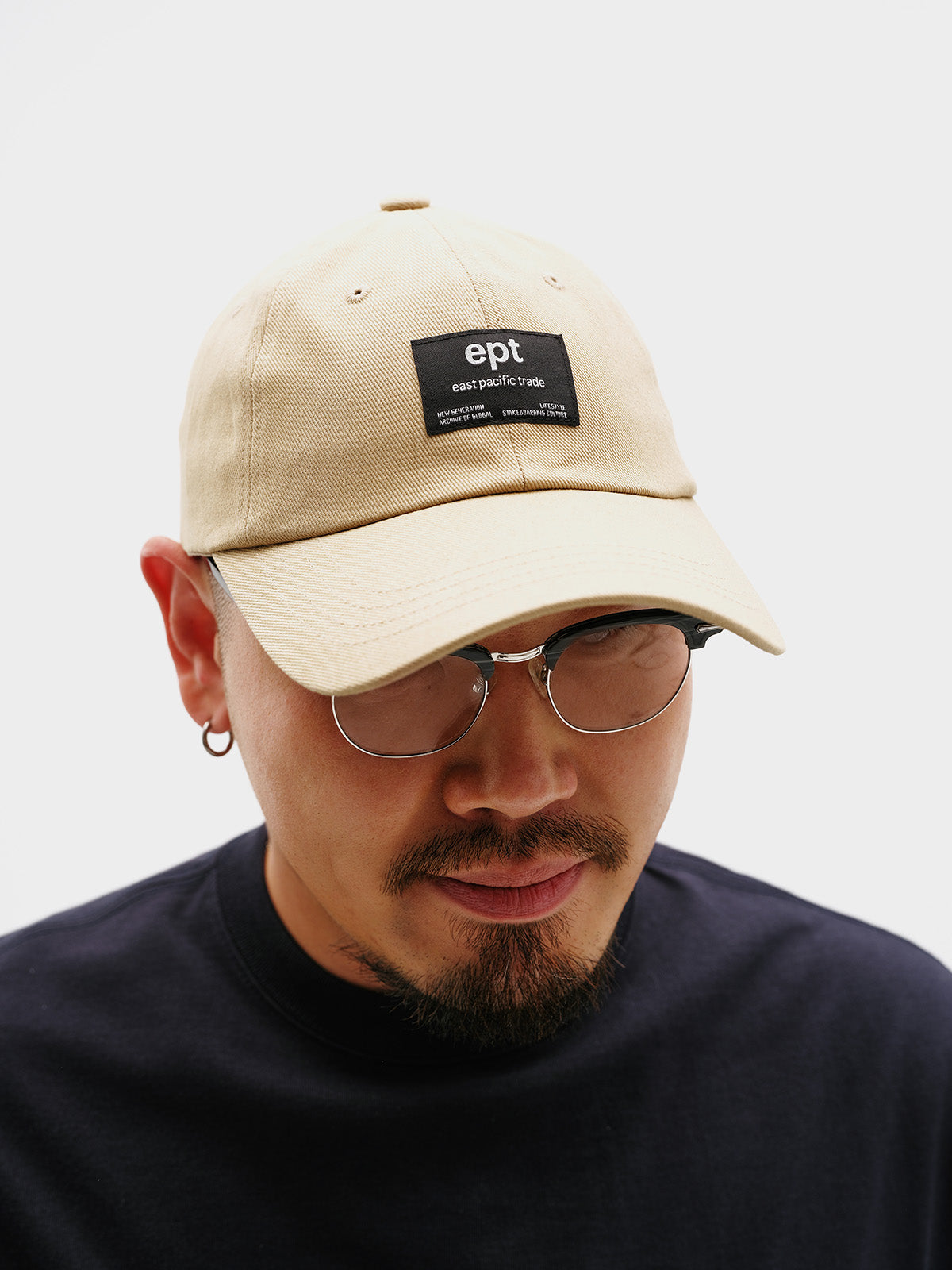 Point Label Cap (Beige)