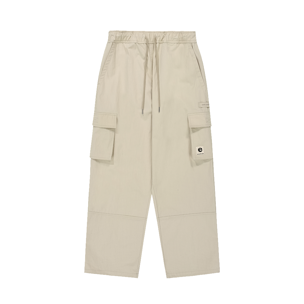 Rip Cargo Pcket Pants (Beige)