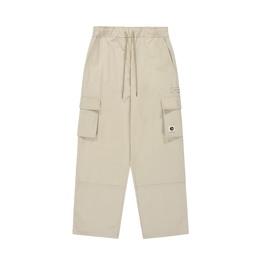 Rip Cargo Pcket Pants (Beige)