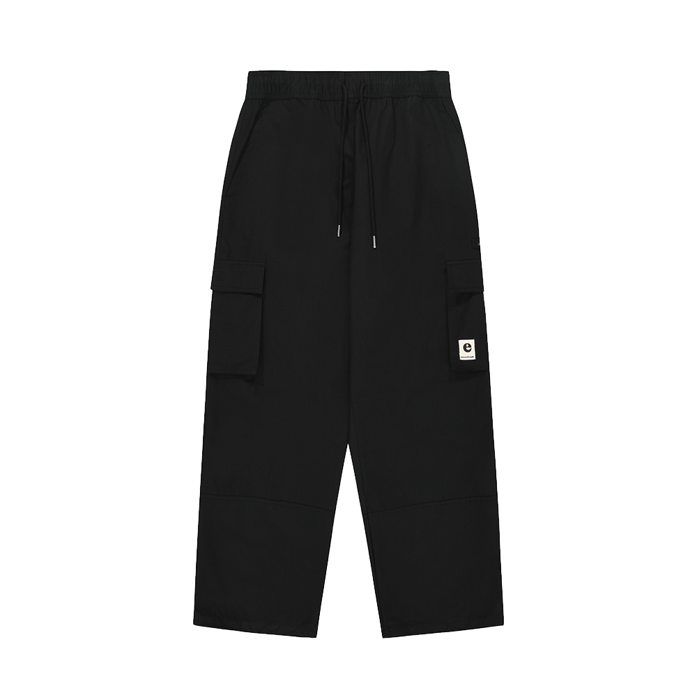 Rip Cargo Pcket Pants (Black)