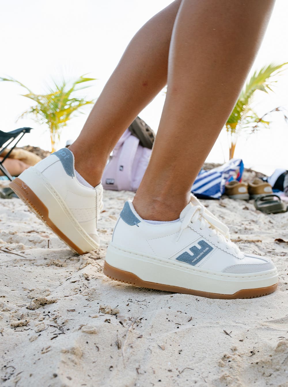 Santos High (Off White/Grey/Blue)