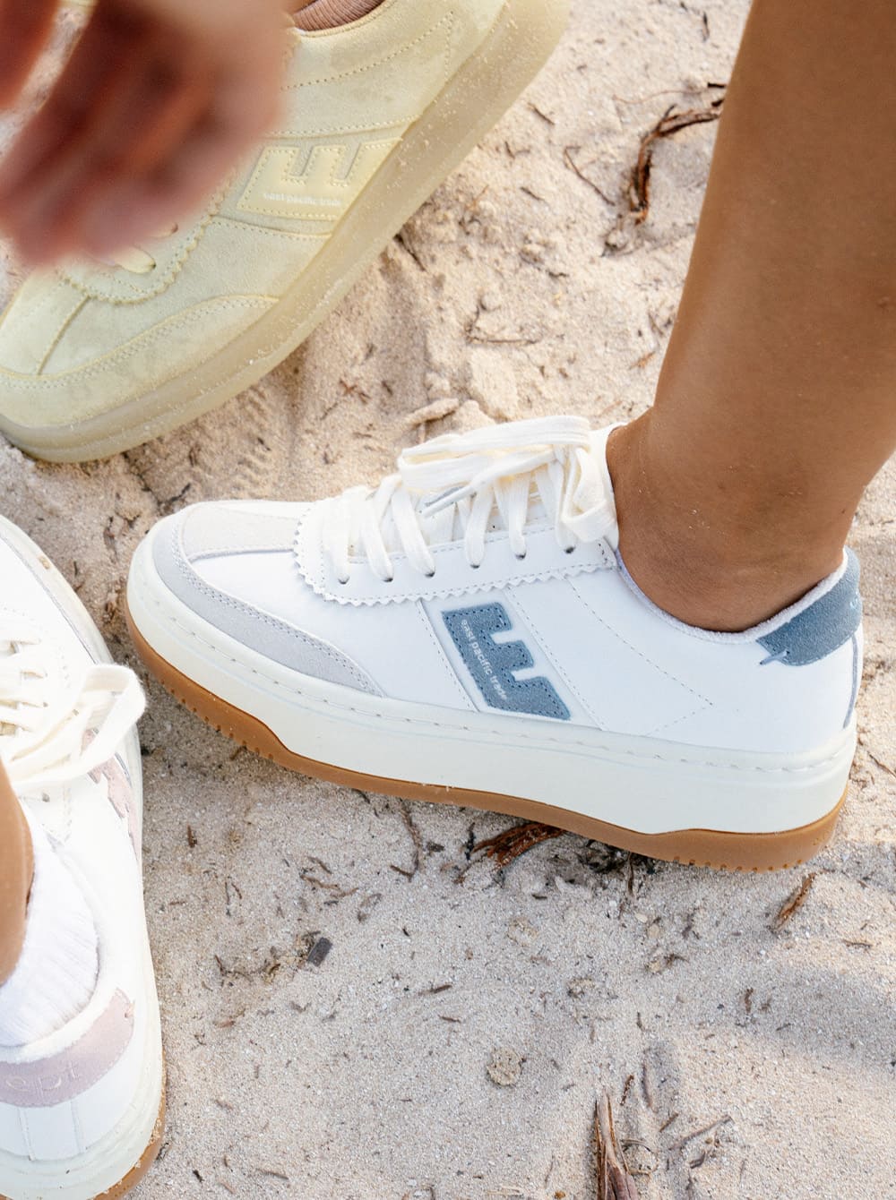 Santos High (Off White/Grey/Blue)