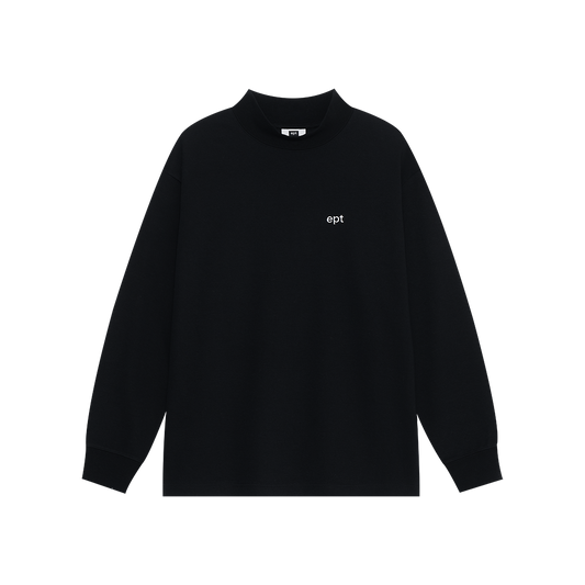 Sel Classic Logo Mock Neck (Black)