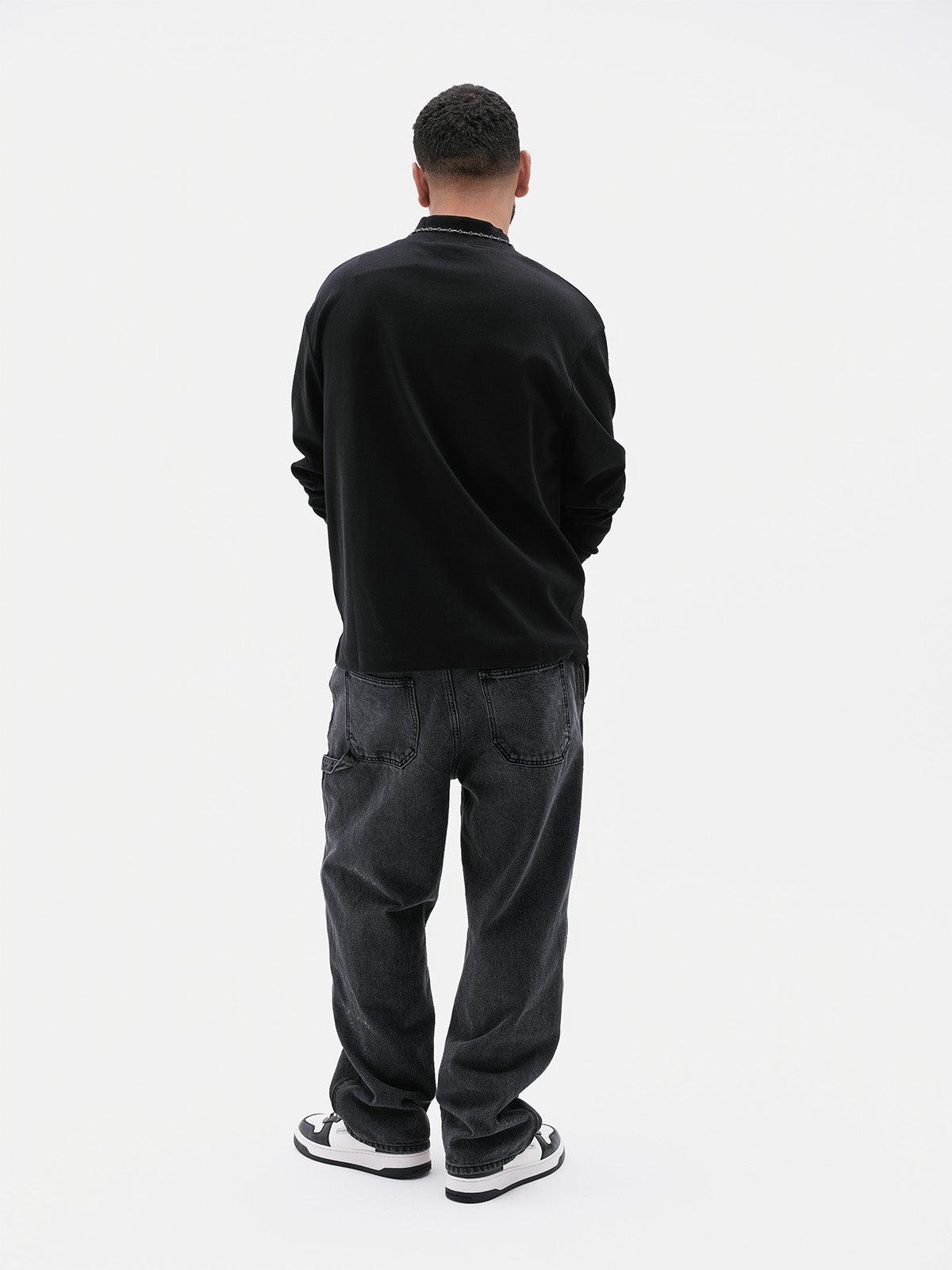 Sel Classic Logo Mock Neck (Black)