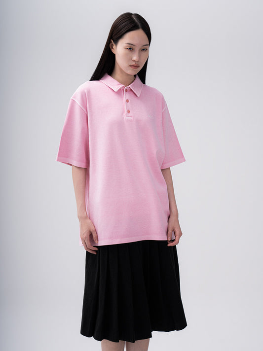 Sel Pigment Polo Tee (Pink)