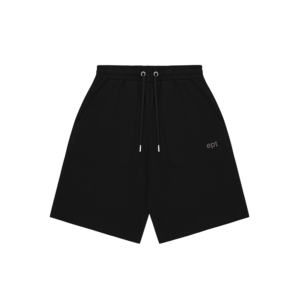 Sel Sweat Half Pants (Black)