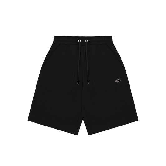Sel Sweat Half Pants (Black)