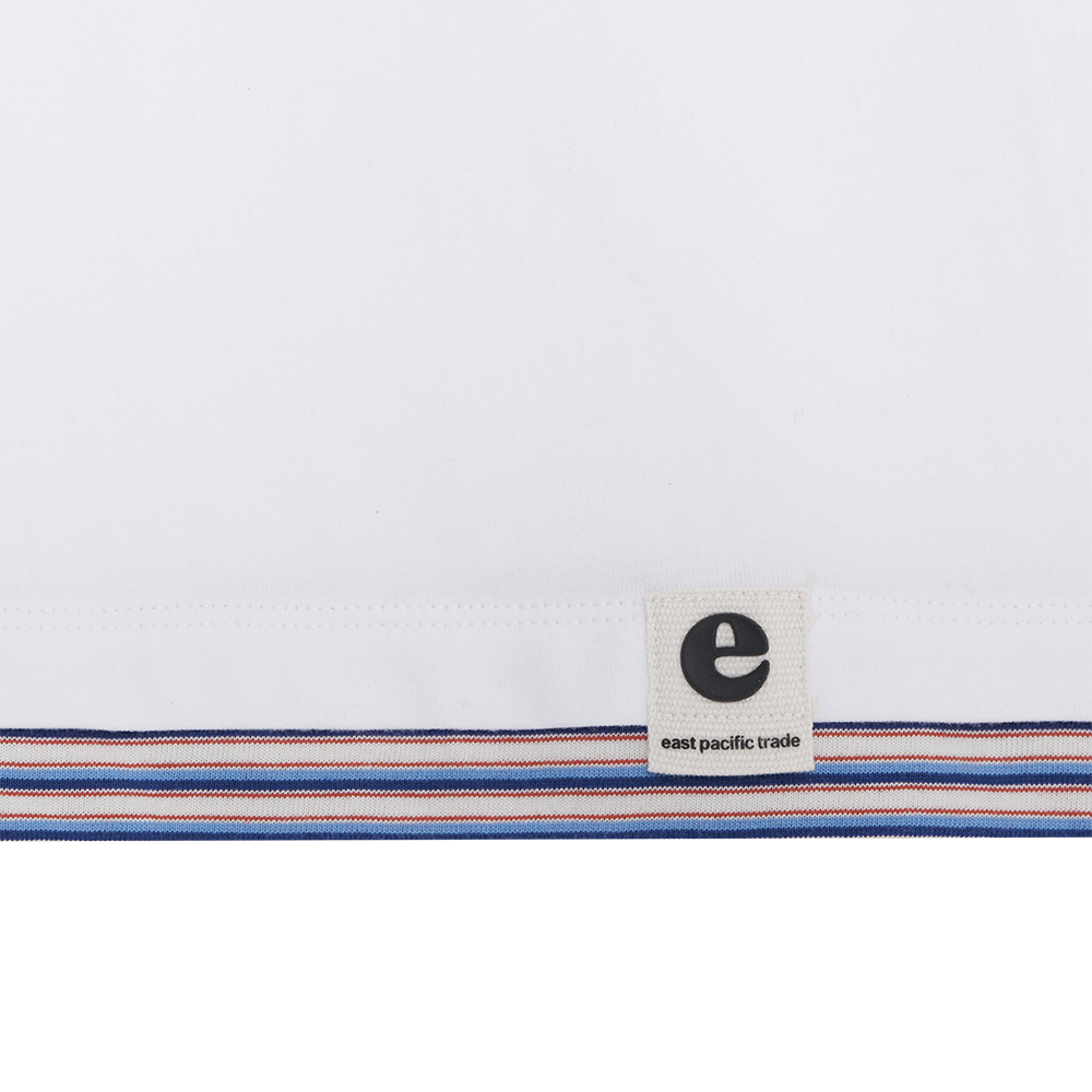 Striped Layerd T-Shirt (White)