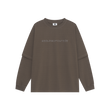Studded Logo Layered Long Sleeve (Brown)