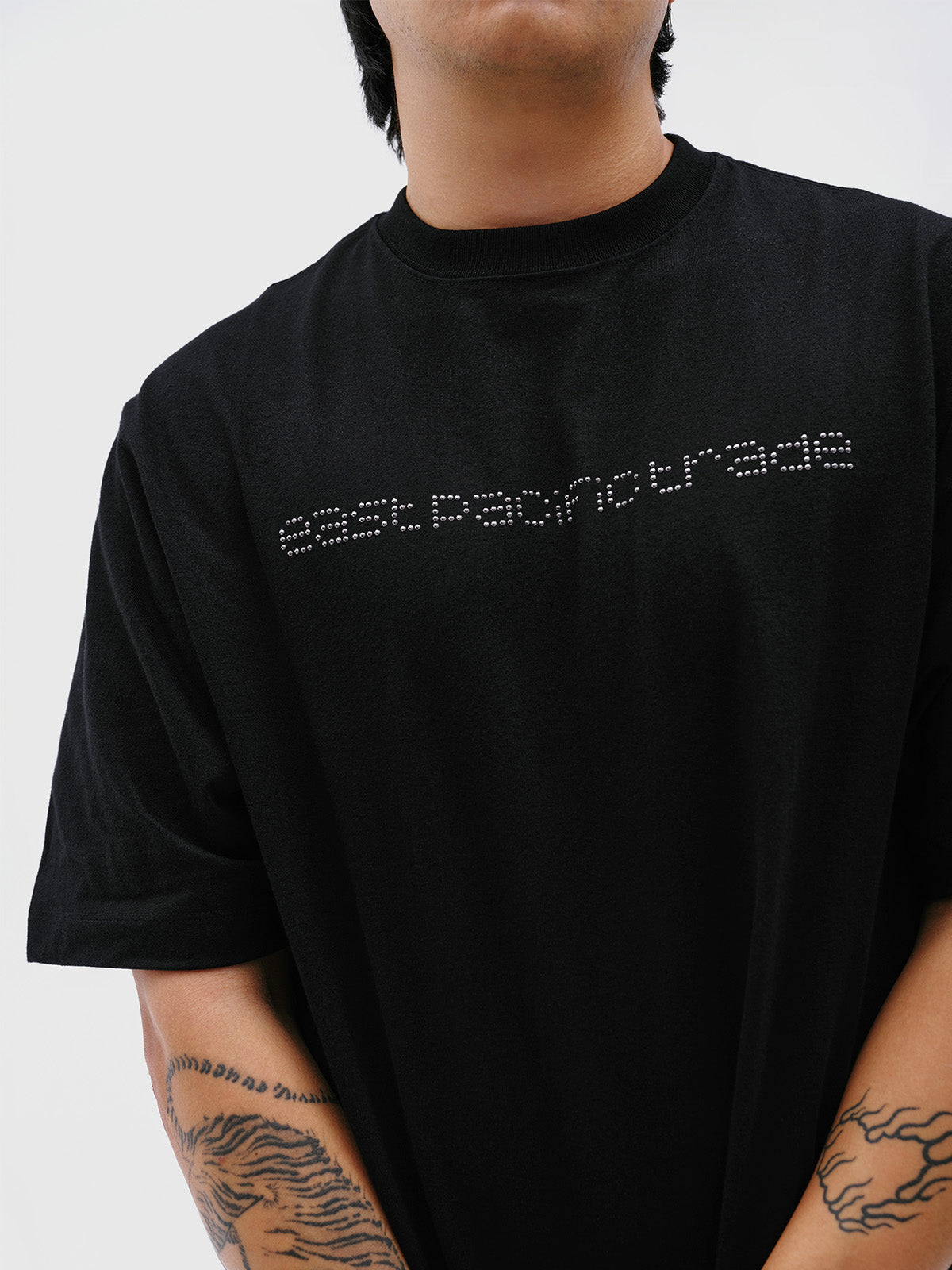 Studded Logo T-Shirt (Black)