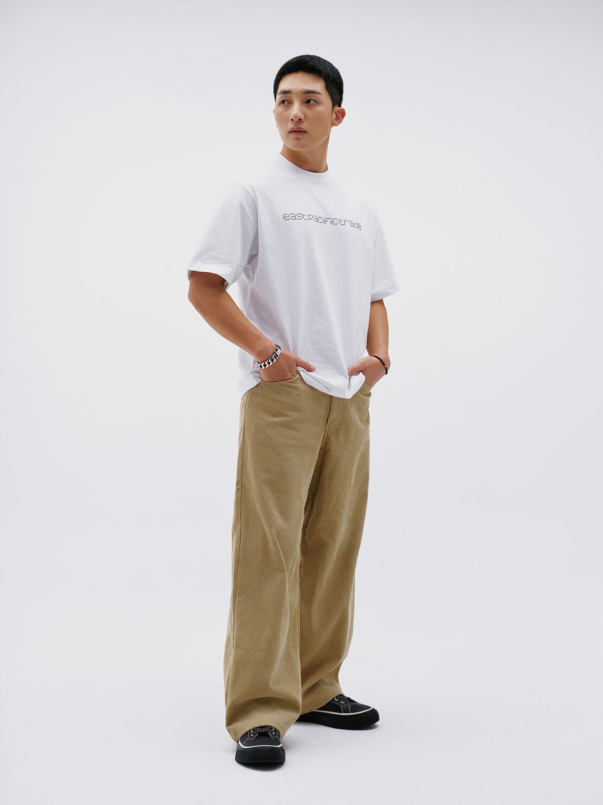 Studded Logo T-Shirt (White)