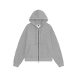 Studded Zip Hoodie (Melange)
