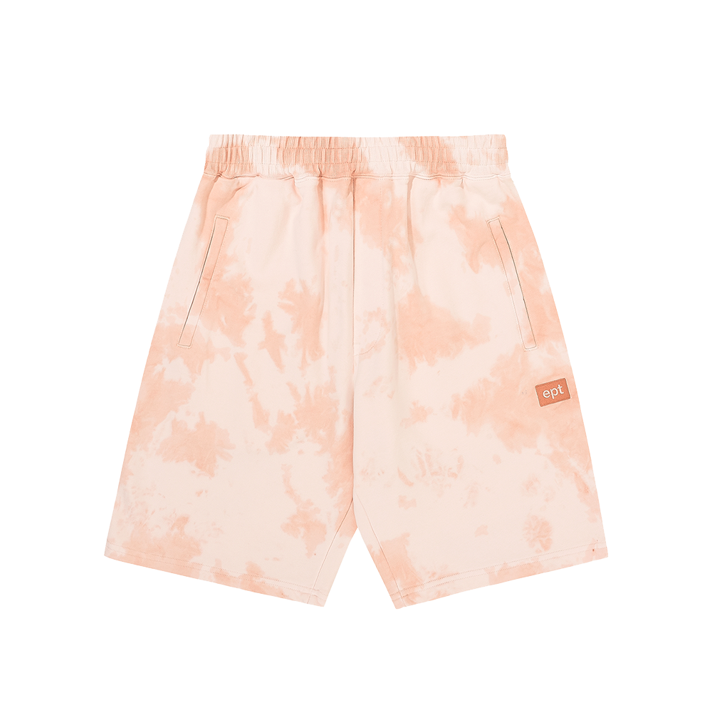 Tie-Dye Box Logo Sweatshort (Coral) – EPT