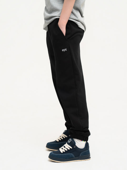 Triangle Flag Sweat Pants (Black)