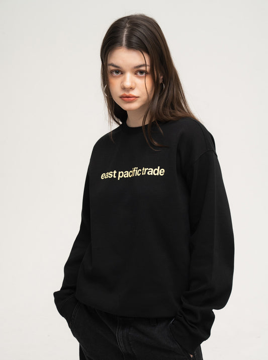 Triangle Flag Sweat Shirt (Black)