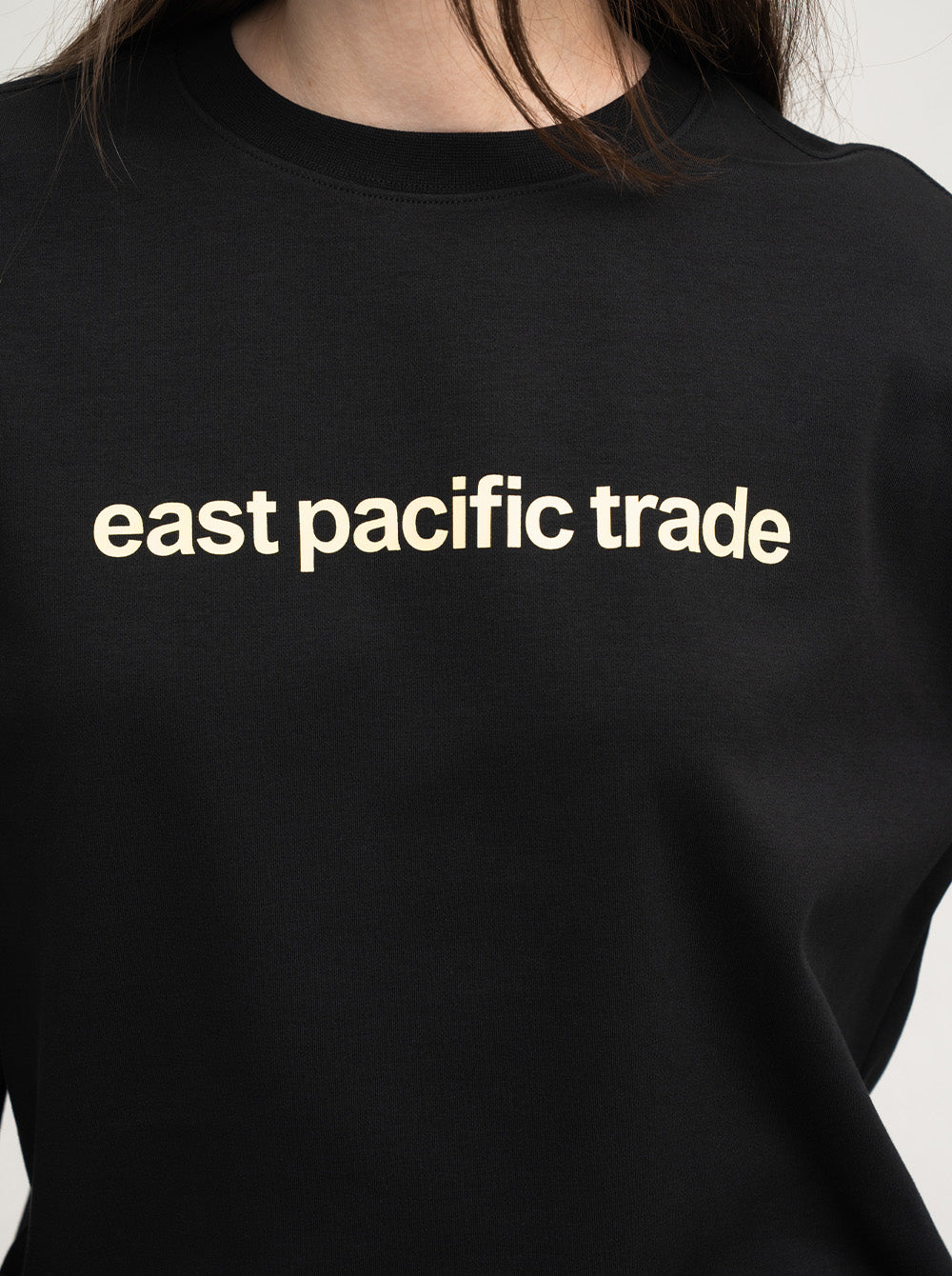 Triangle Flag Sweat Shirt (Black)