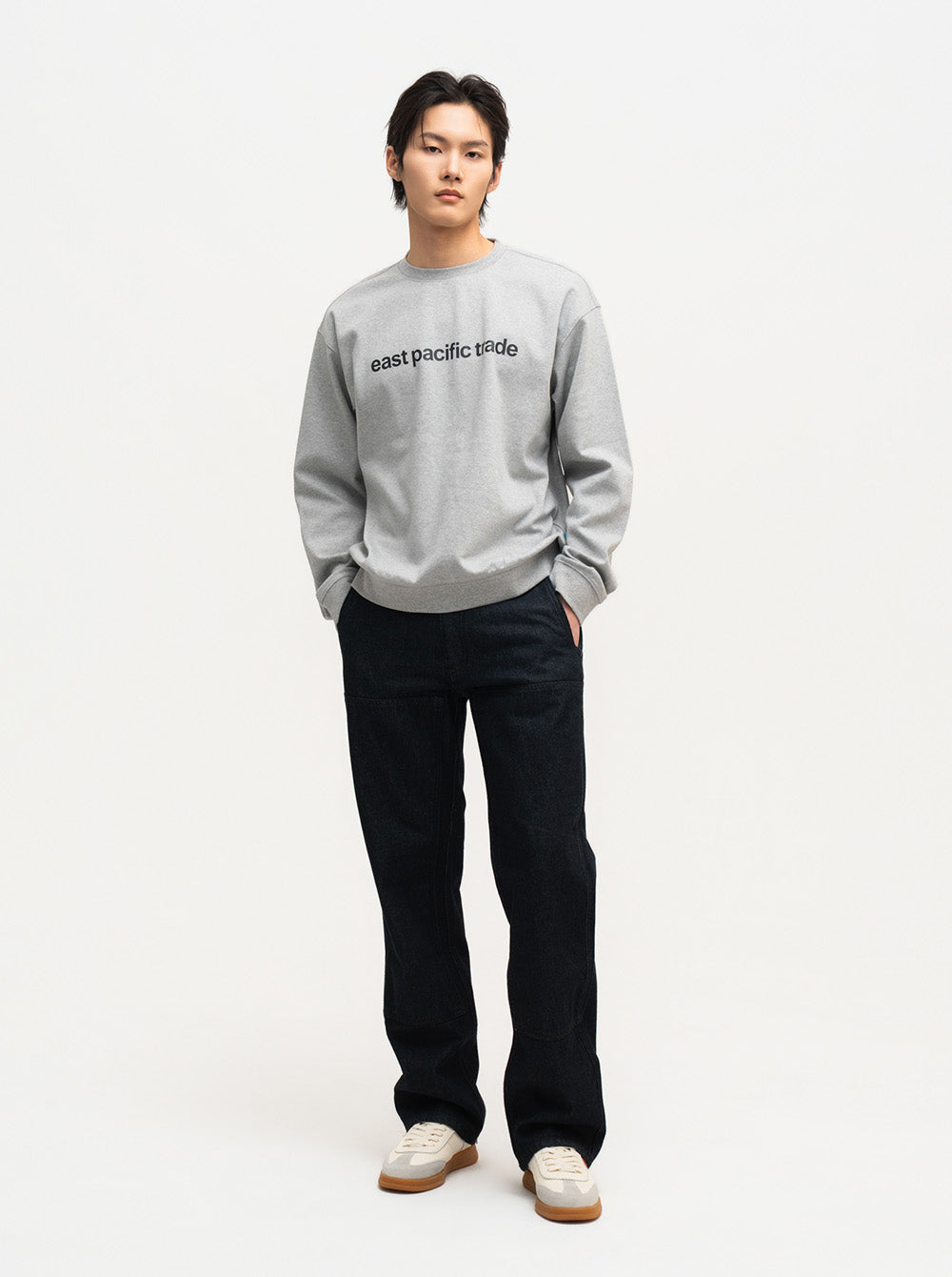 Triangle Flag Sweat Shirt (H/Grey)