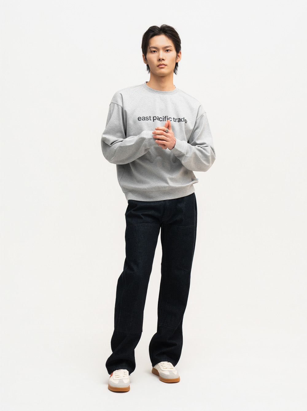Triangle Flag Sweat Shirt (H/Grey)